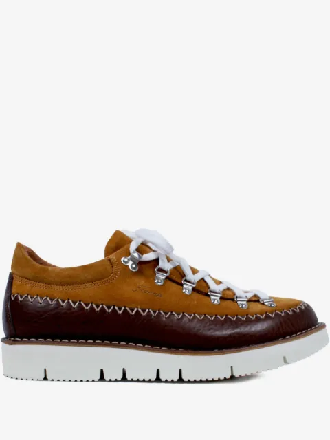 Fracap leather lace-up boots