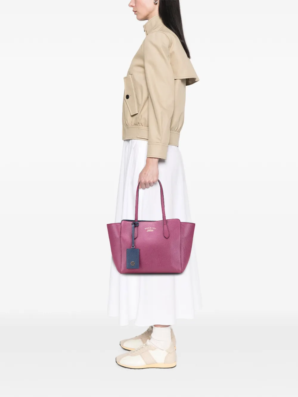 Gucci Pre-Owned 2016-2025 Medium Leather Swing tote bag | Pre-Owned | Image 2