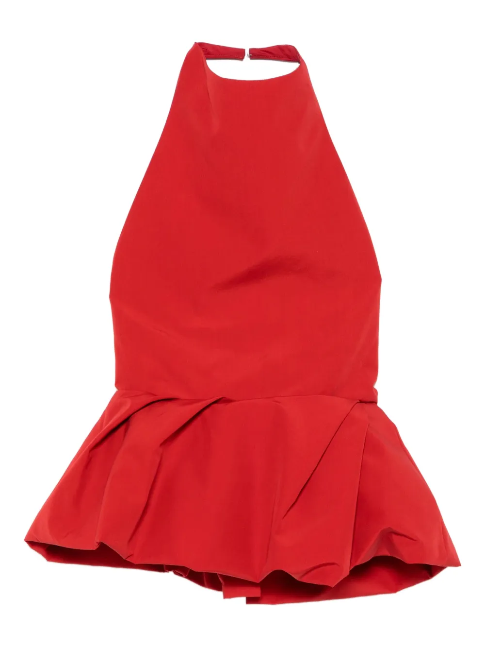 Magda Butrym halterneck peplum top | Red | Image 1