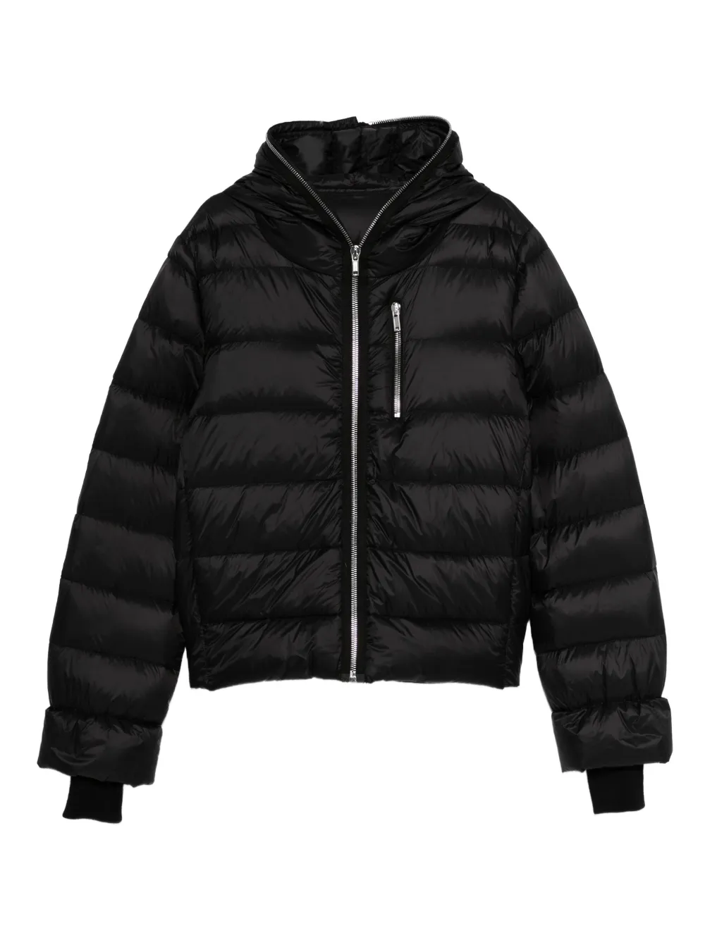 Rick Owens padded hooded jacket | Black | Image 1