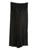 Rick Owens elastic-waistband bias-cut skirt - Black