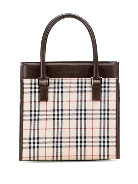Burberry Pre-Owned 2000-2017 House Check Canvas handbag