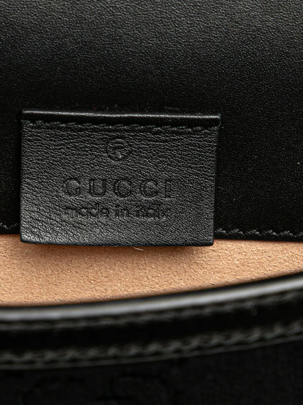 Pre-owned Gucci 2016-2025 Mini Gg Velvet Sylvie Shoulder Bag In Black