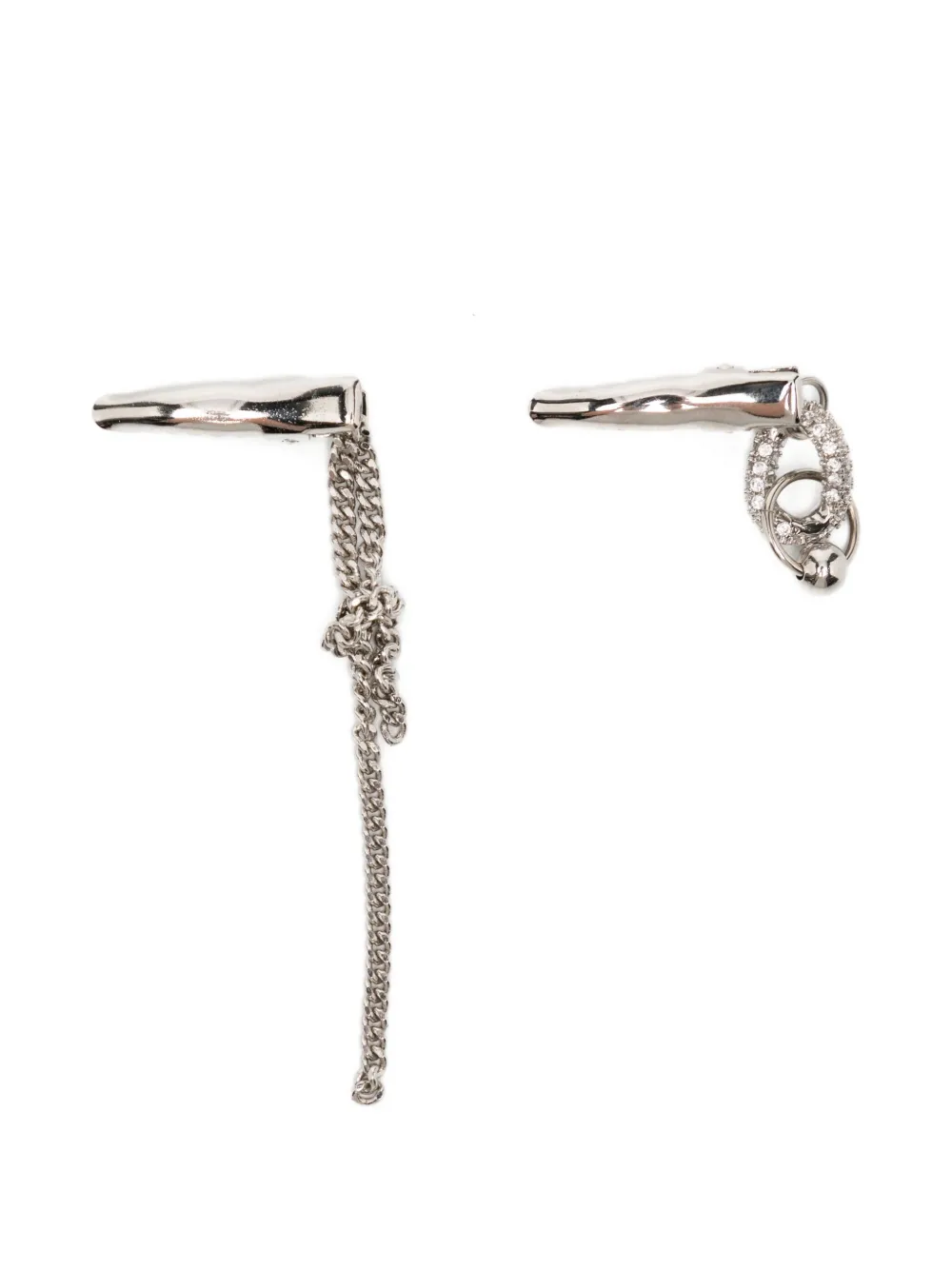 Justine Clenquet Lois Hair Clip Set In Silver