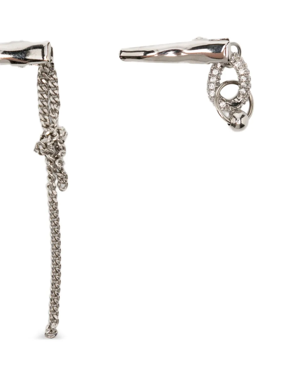 Justine Clenquet Lois Hair Clip Set In Silver