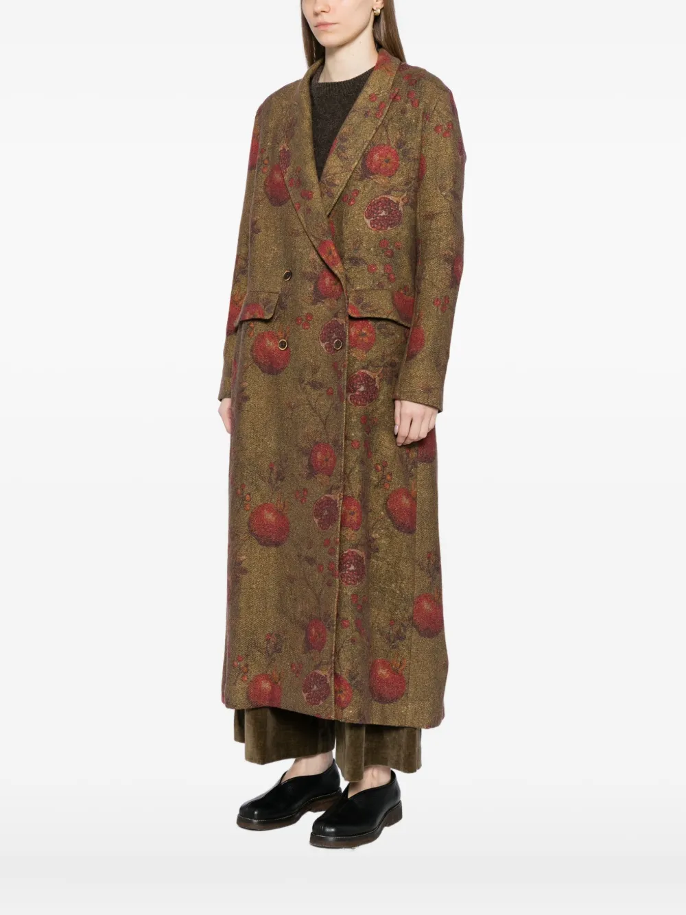 Uma Wang Jas met all-over print Bruin