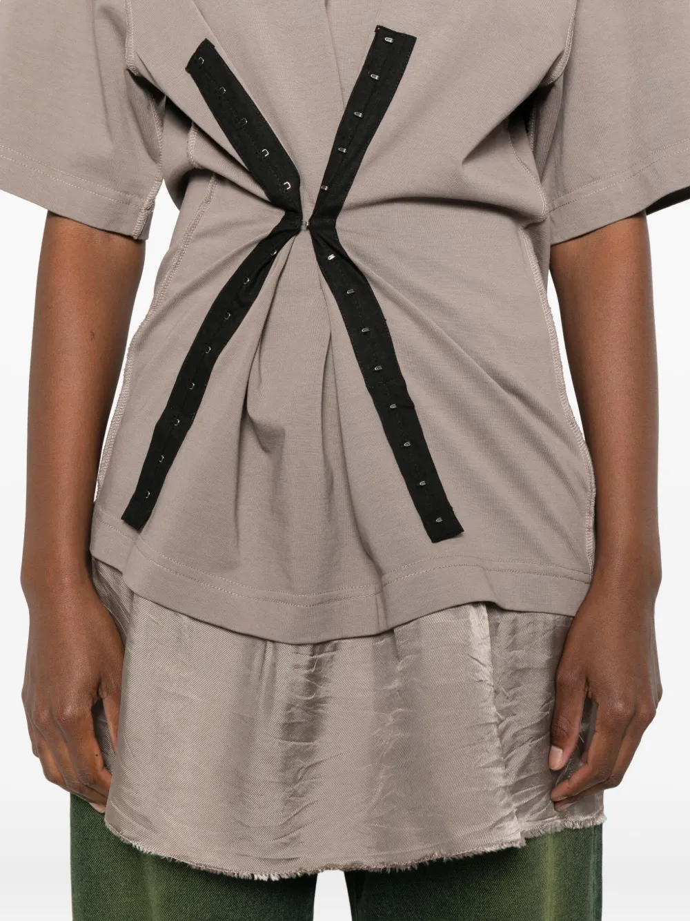 FEDERICO CINA T-shirt met ronde hals Bruin