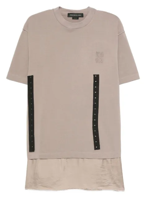 FEDERICO CINA panelled crew-neck T-shirt 