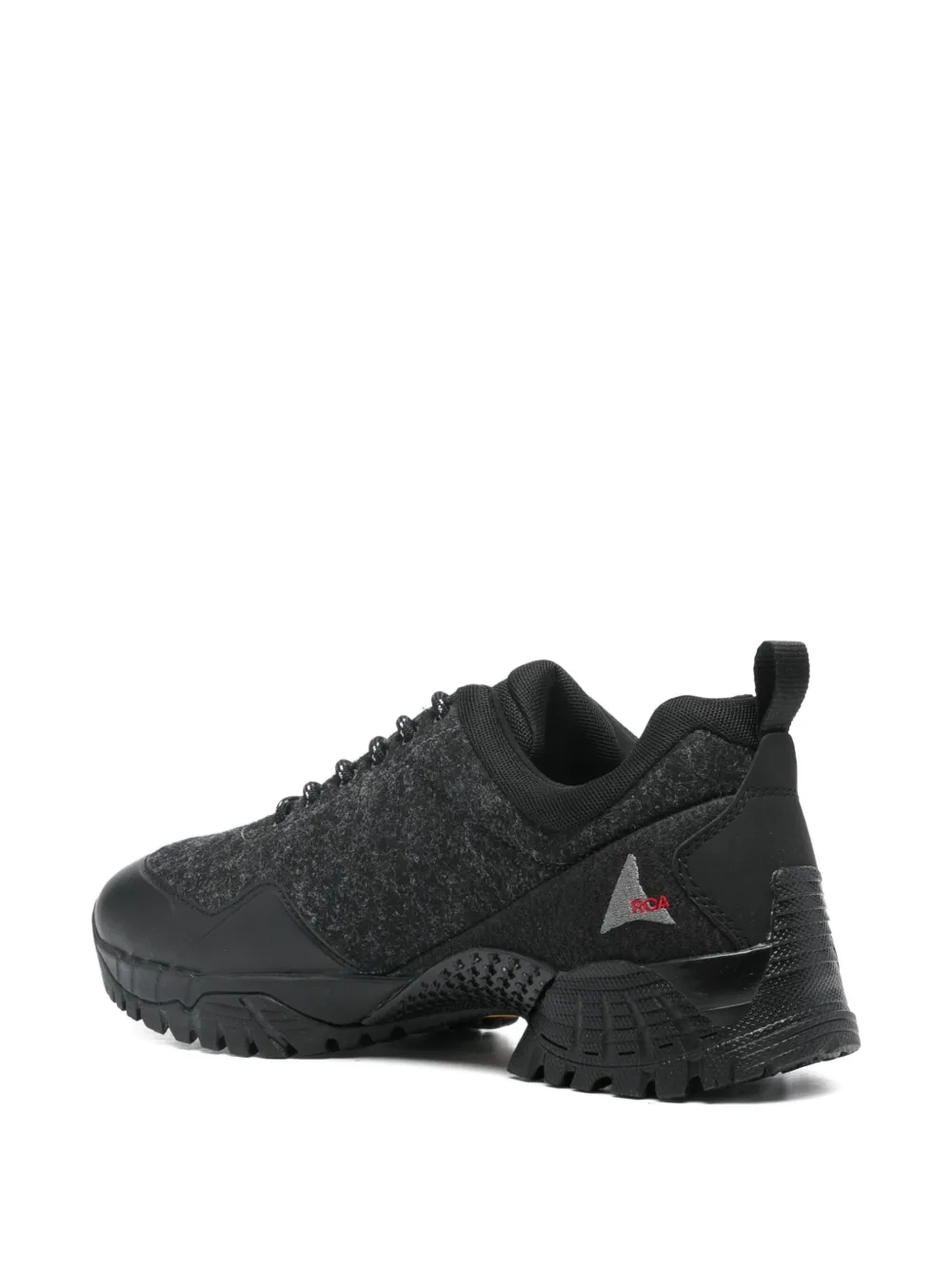ROA lace-up low-top sneakers Black