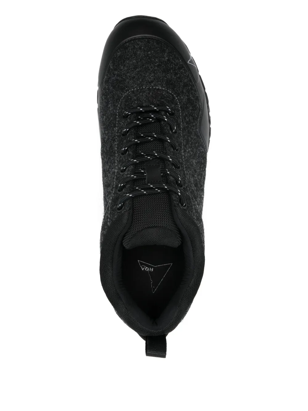 ROA lace-up low-top sneakers Black