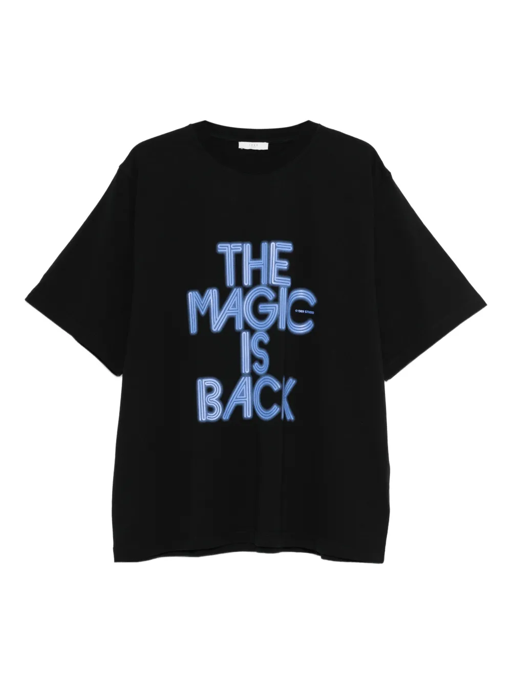 1989 STUDIO slogan-print T-shirt | Black | Image 1