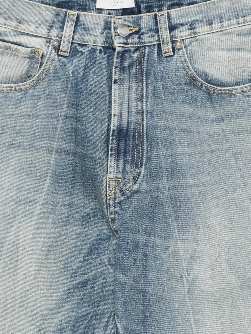 1989 Studio Osaka Faded Jeans In Gold