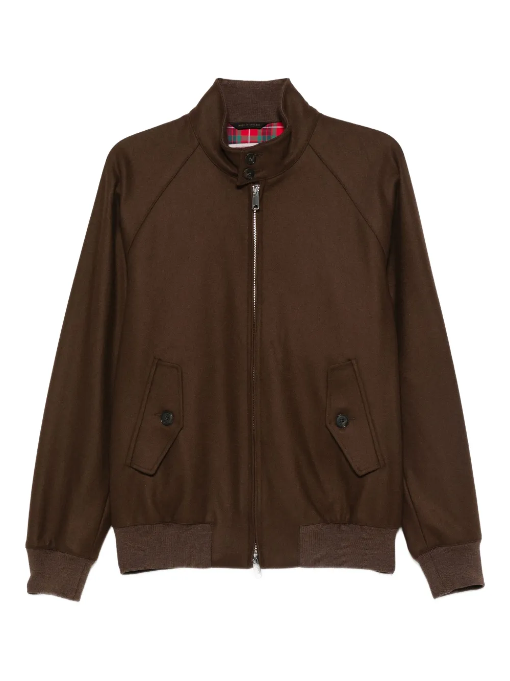 Baracuta zip-up bomber jacket | Brown | Image 1