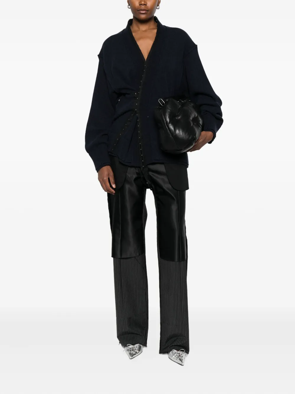 FEDERICO CINA cardigan en coton à effet usé | Cardigans | Image 2