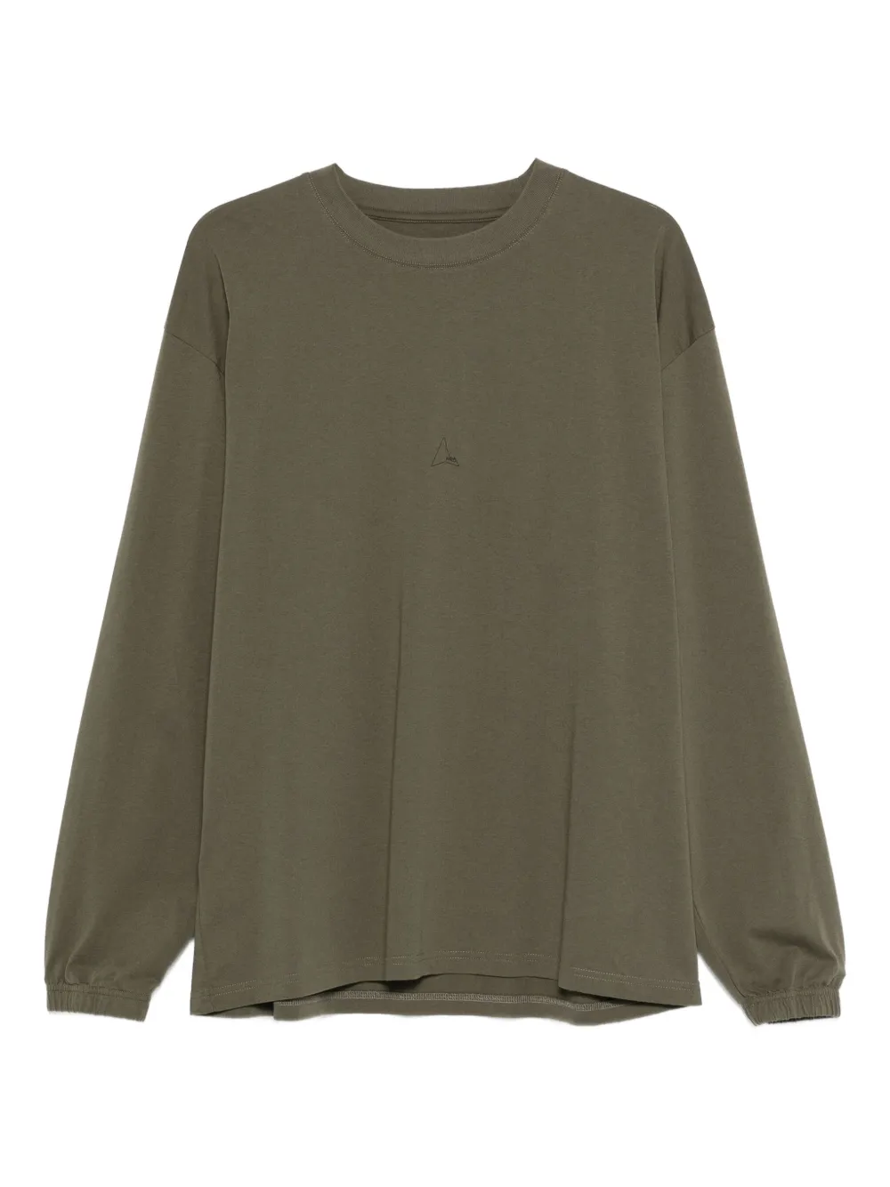 ROA logo-print T-shirt | Green | Image 1