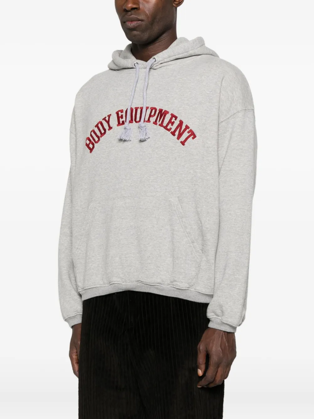 1989 Studio Slogan-embroidered Hoodie In Gray