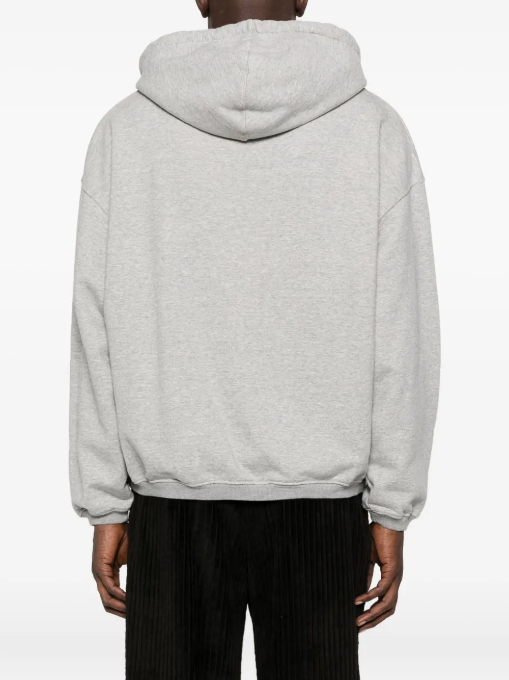 1989 Studio Slogan-embroidered Hoodie In Gray