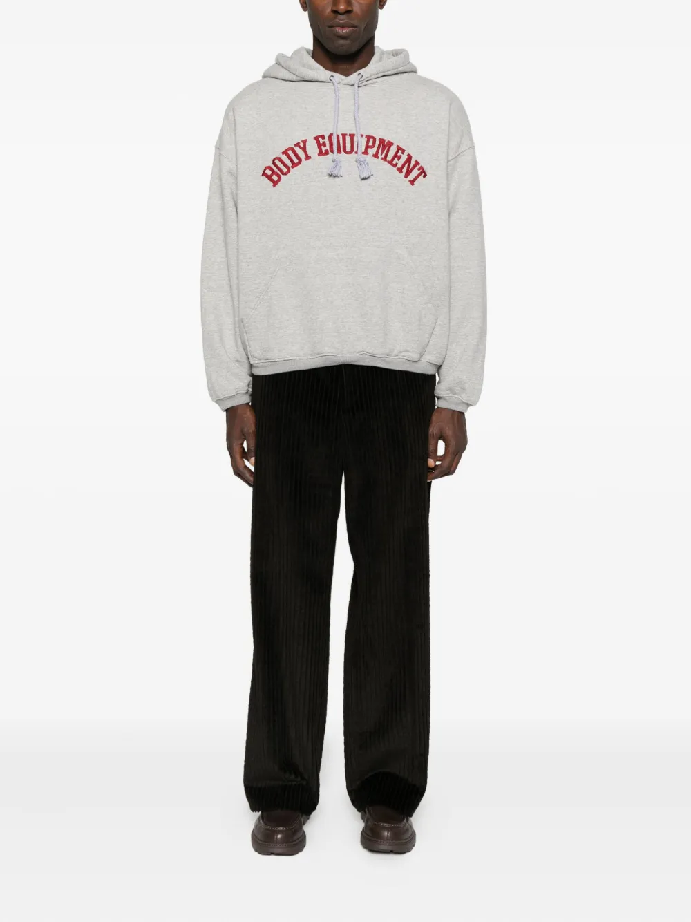 1989 STUDIO Hoodie met geborduurde tekst - Grijs