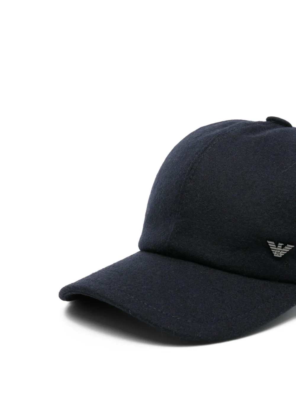 Emporio Armani Logo-plaque Baseball Cap In Blue