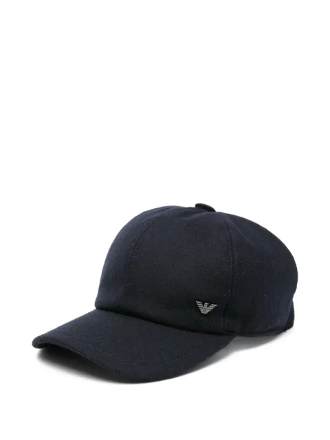 Emporio Armani Cappello da baseball con placca logo