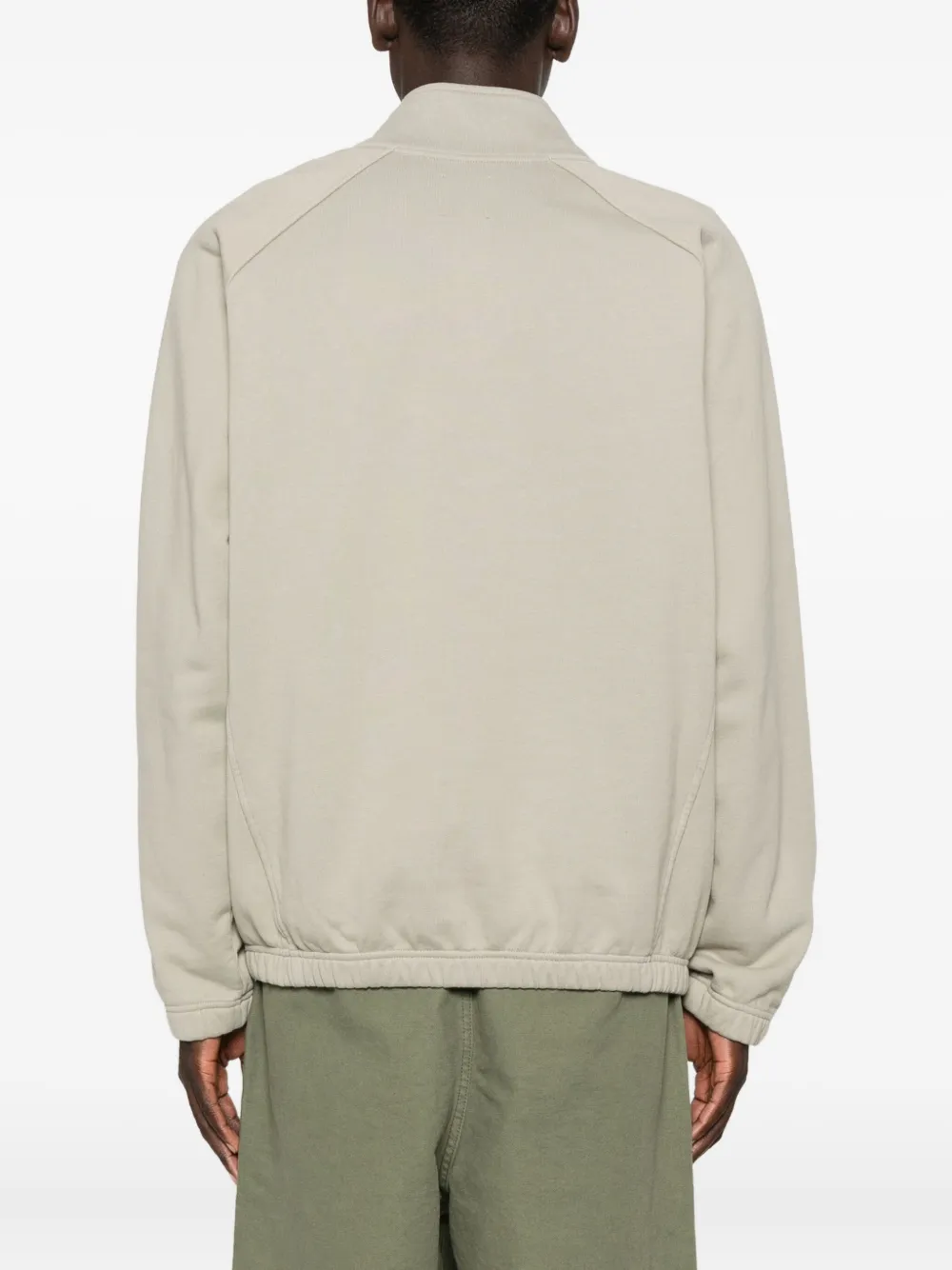Roa Half-zip Embroidered Sweatshirt In Neutral