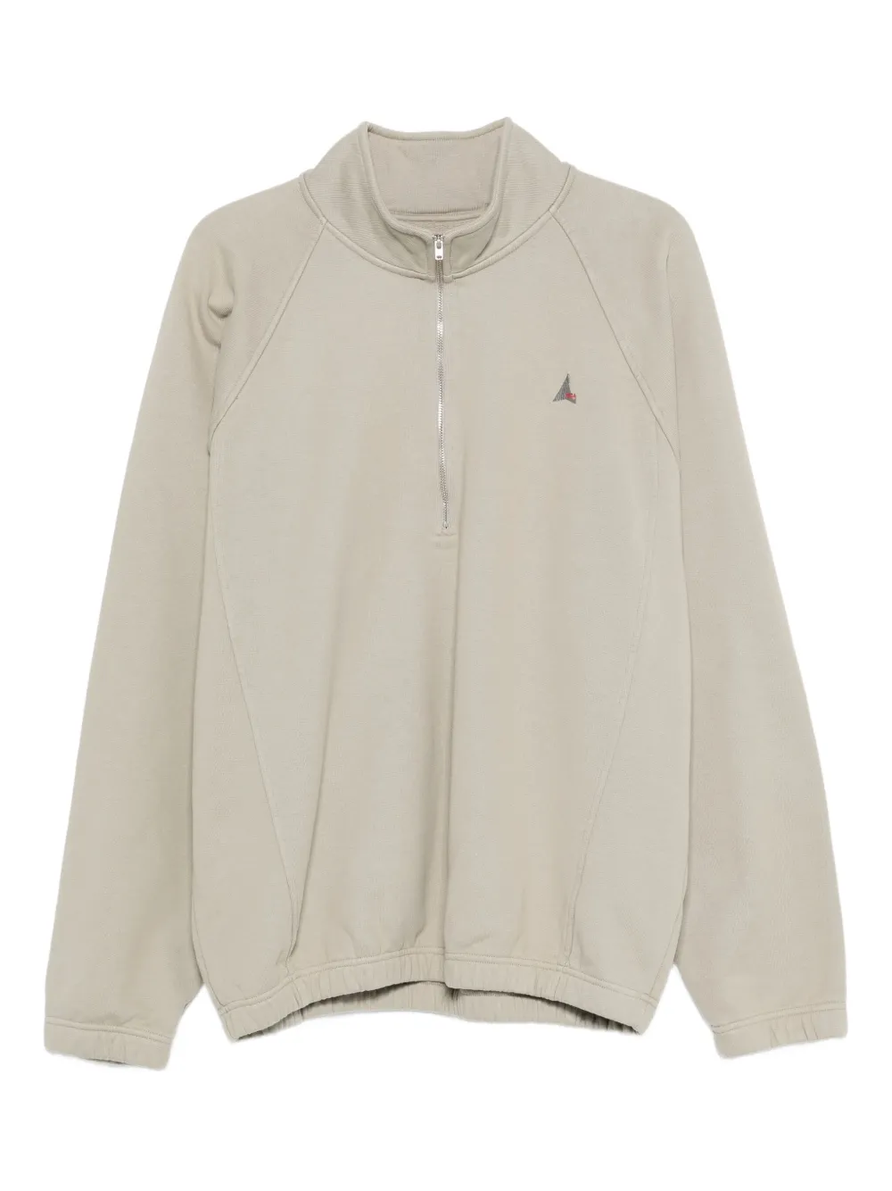 ROA half-zip embroidered sweatshirt | Grey | Image 1
