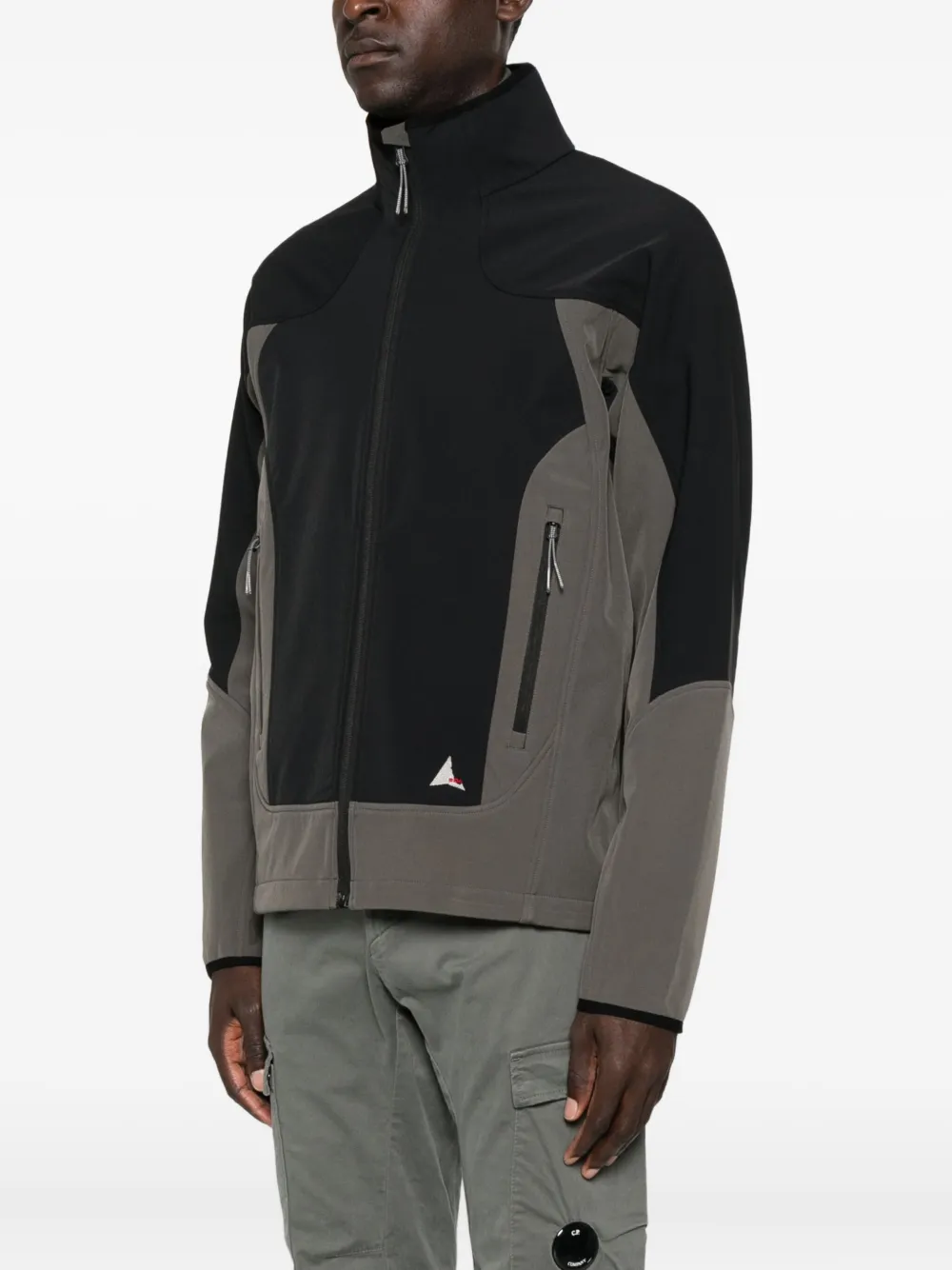 Roa Oke Two-tone Zip-up Jacket In Multi