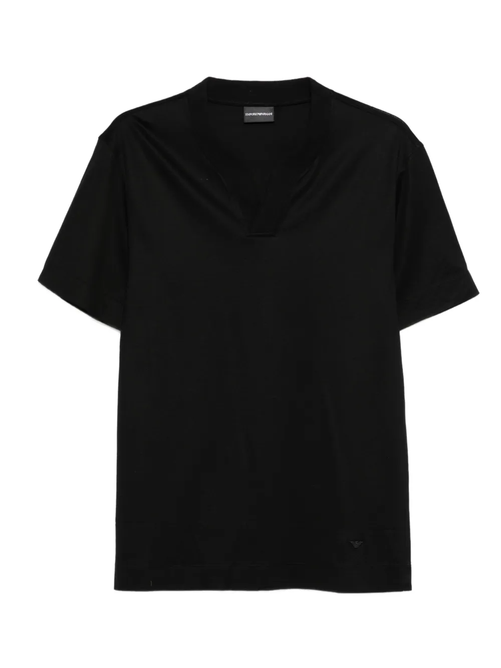 Emporio Armani v-neck short-sleeve t-shirt | Black | Image 1