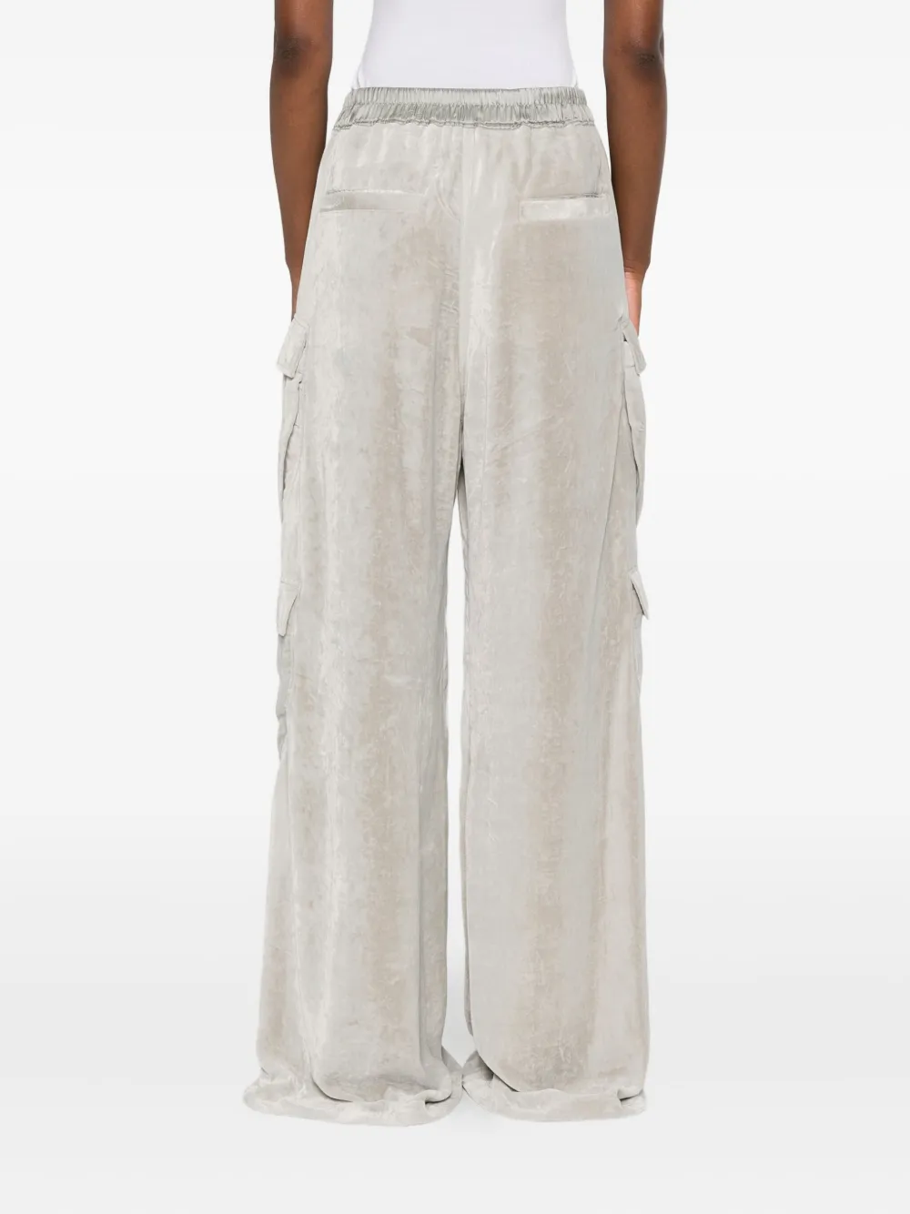Rick Owens Broek met cargo zak Beige