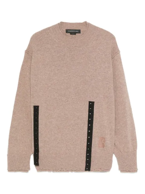 FEDERICO CINA frayed-hem sweater 