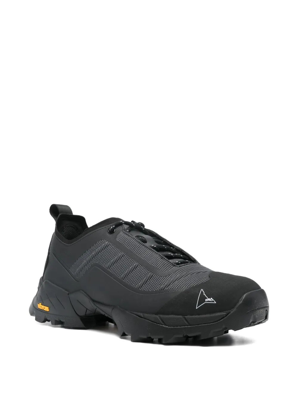 ROA textured low-top sneakers Black
