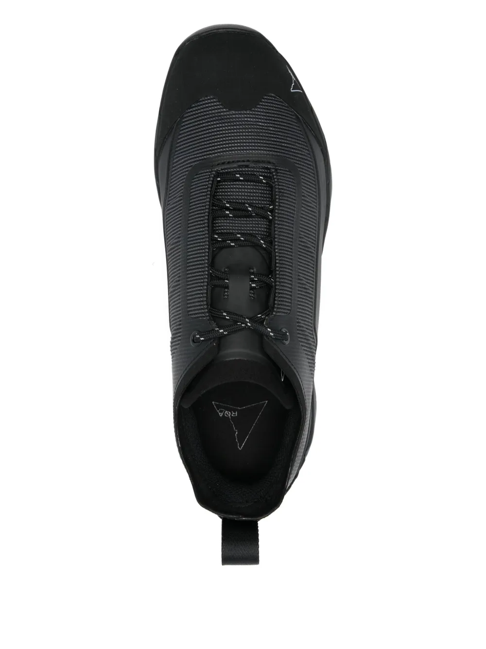 ROA textured low-top sneakers Black