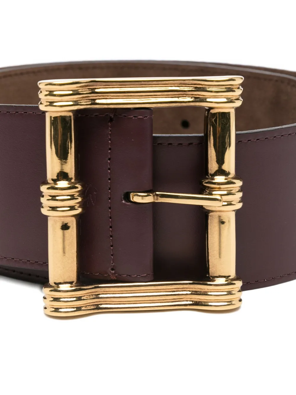 ETRO Leren riem Bruin