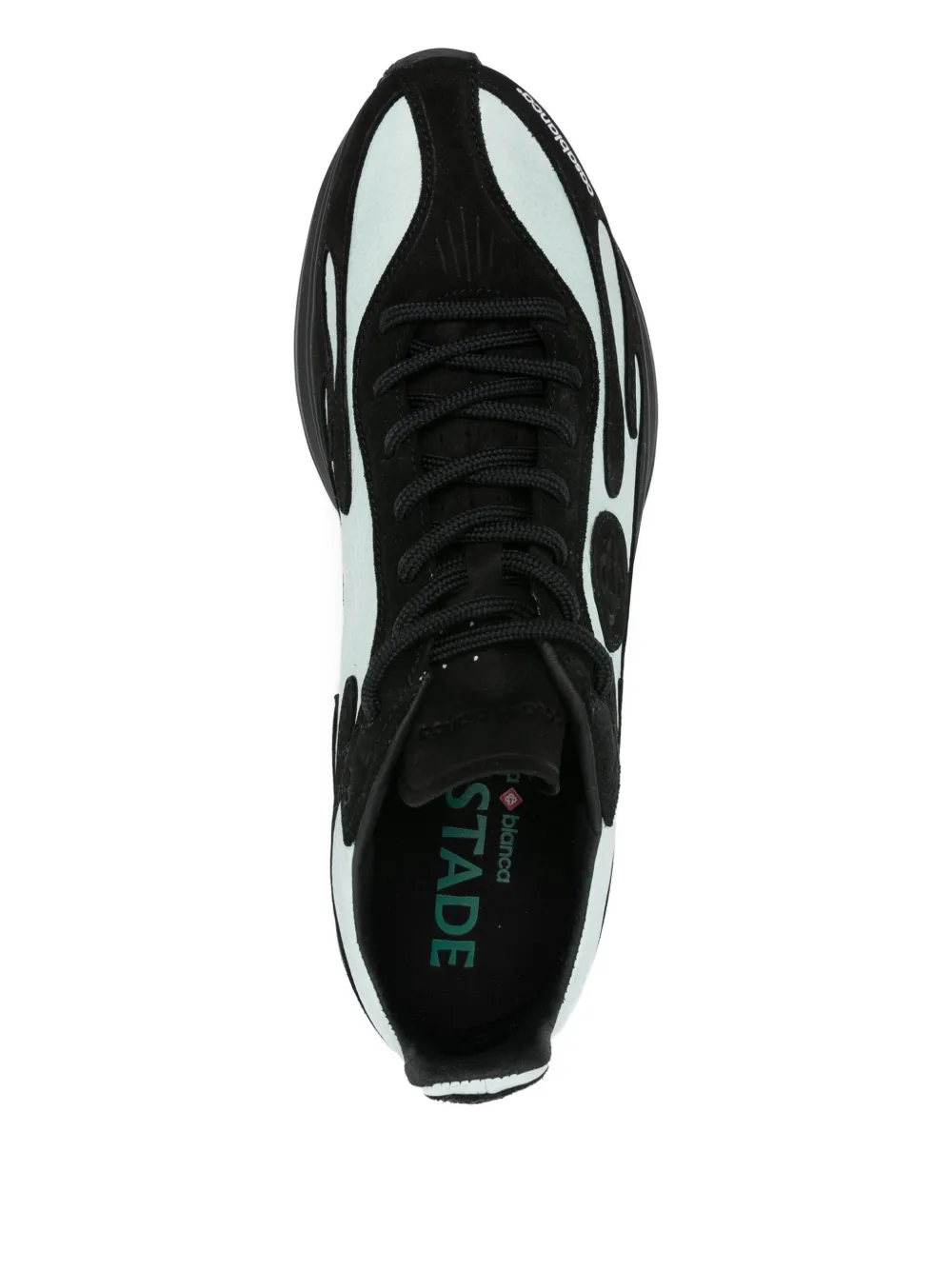 Casablanca Tweekleurige sneakers Zwart