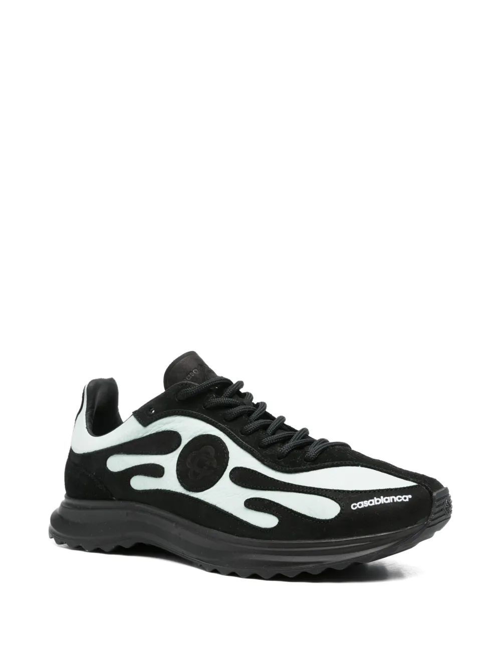 Casablanca Tweekleurige sneakers Zwart