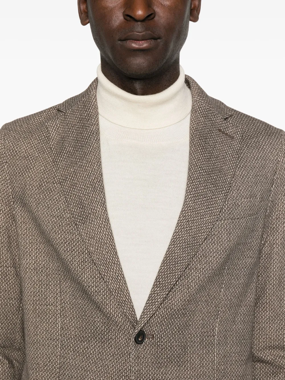 Circolo 1901 Blazer met twee knopen en textuur Bruin