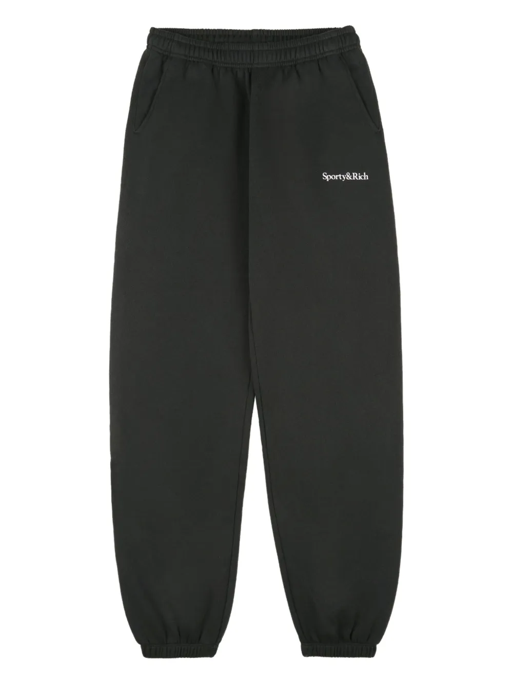 Sporty & Rich logo-detail track pants | Black | Image 1