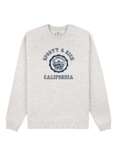 Sporty & Rich crew-neck long-sleeve sweatshirt