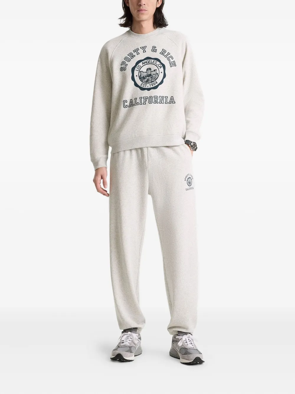 Sporty & Rich crew-neck long-sleeve sweatshirt | Sweaters | Image 2