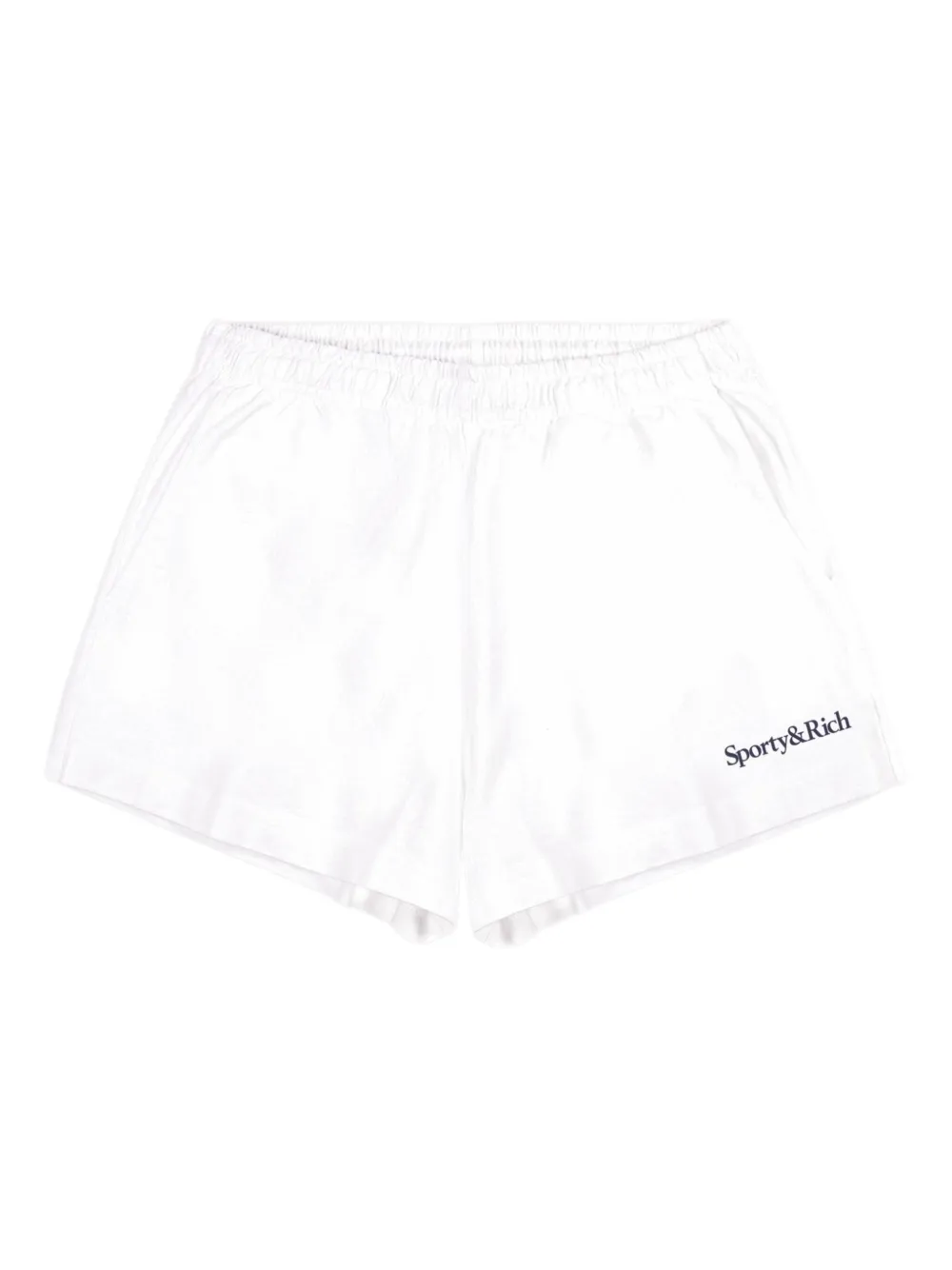 Sporty & Rich logo-embroidered shorts | White | Image 1