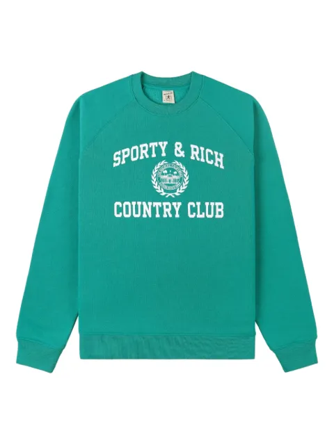 Sporty & Rich graphic-print crew-neck sweatshirt