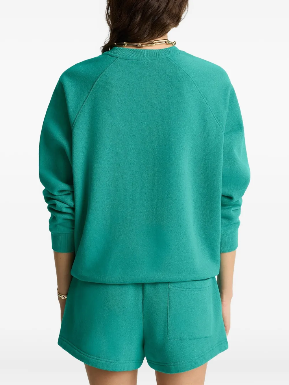 Sporty & Rich Sweater met print Groen