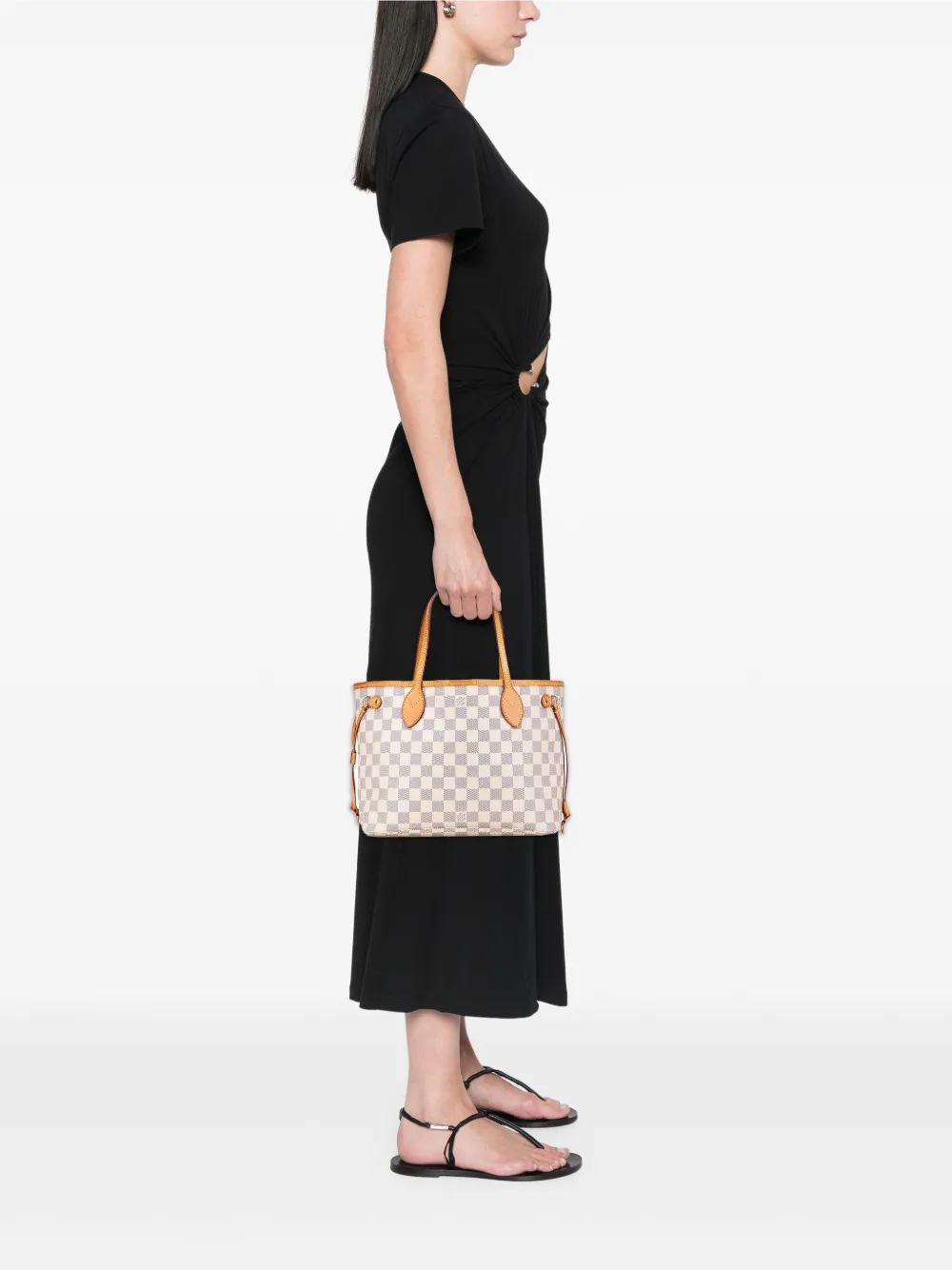 Louis Vuitton Pre-Owned 2011 Damier Azur Neverfull PM tote bag | Pre-Owned | Image 2