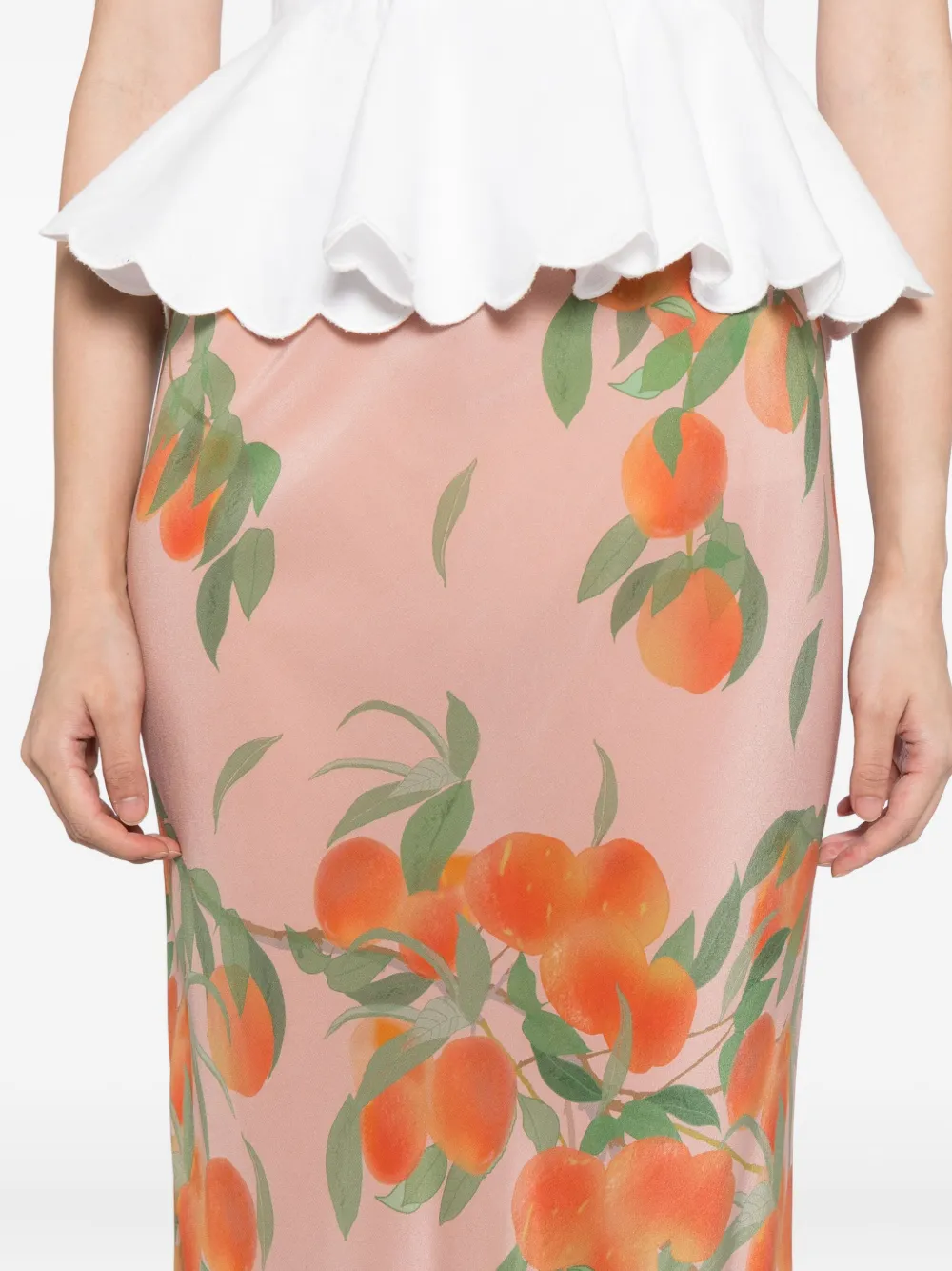 Bernadette Emily Maxi Skirt In Orange