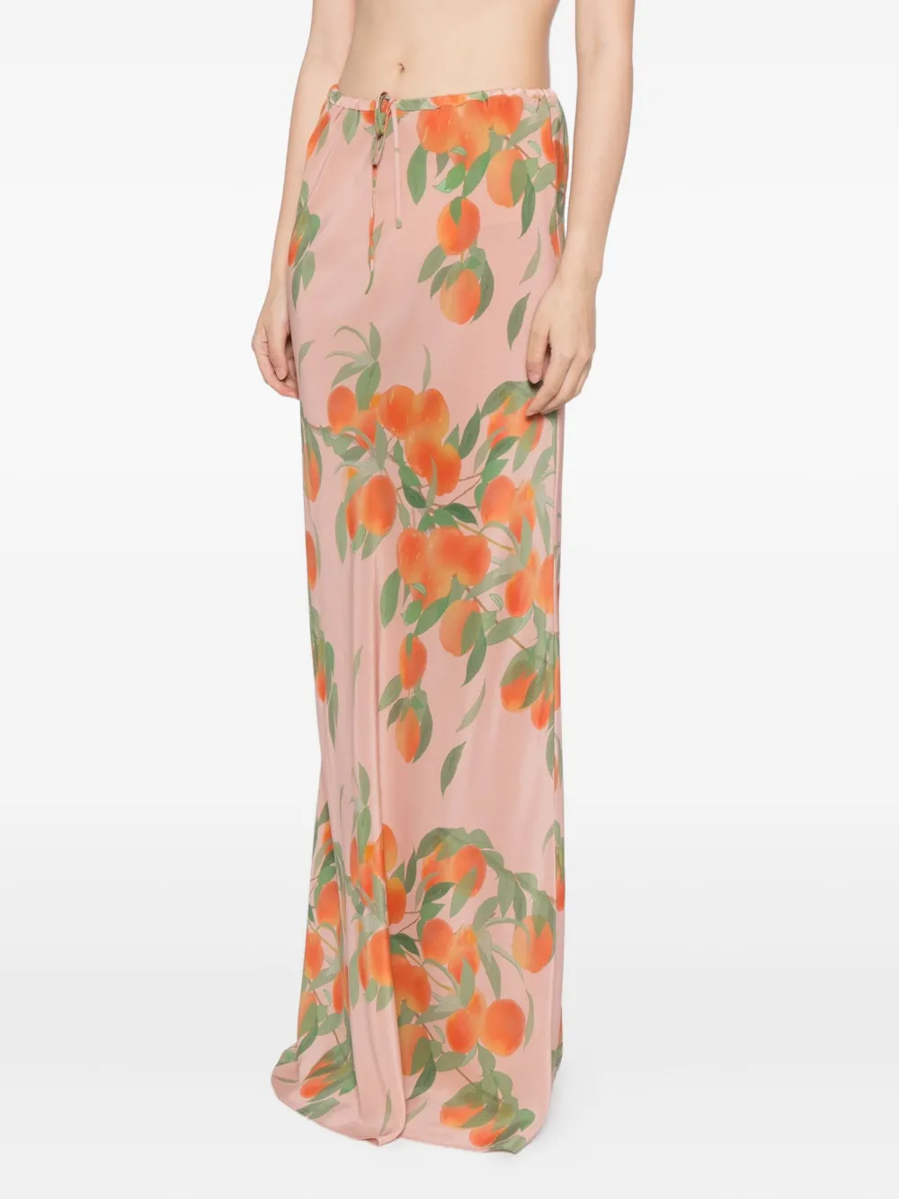 Bernadette Emily Maxi Skirt In Orange