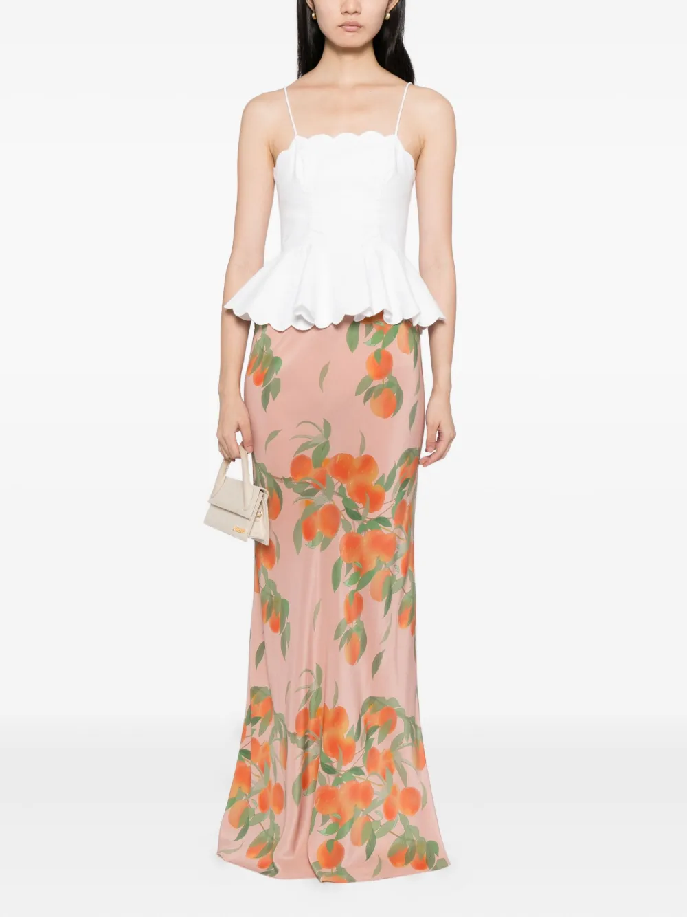 Bernadette Emily Maxi Skirt In Orange