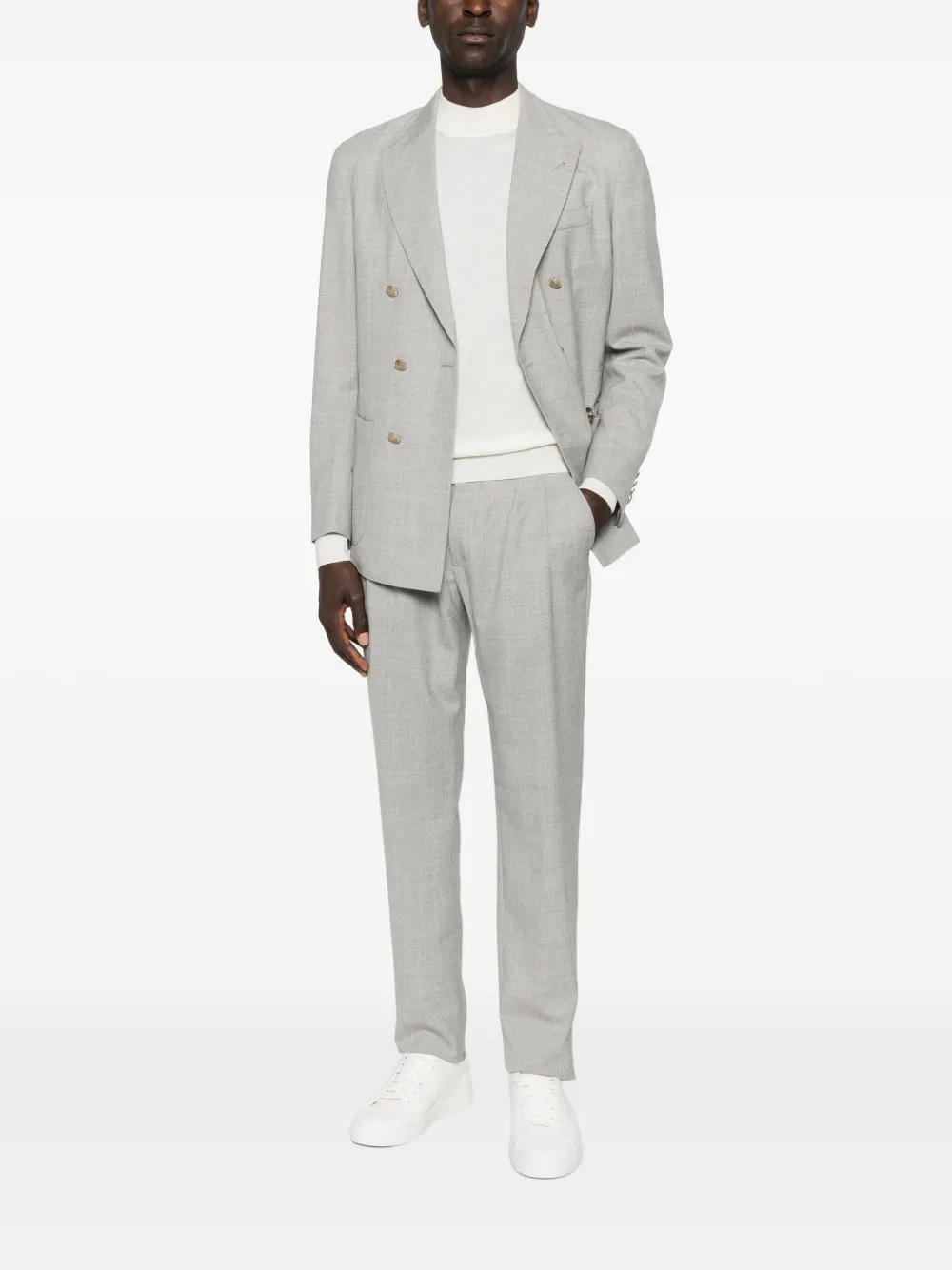 GIUUNO fine-knit jumper - Wit