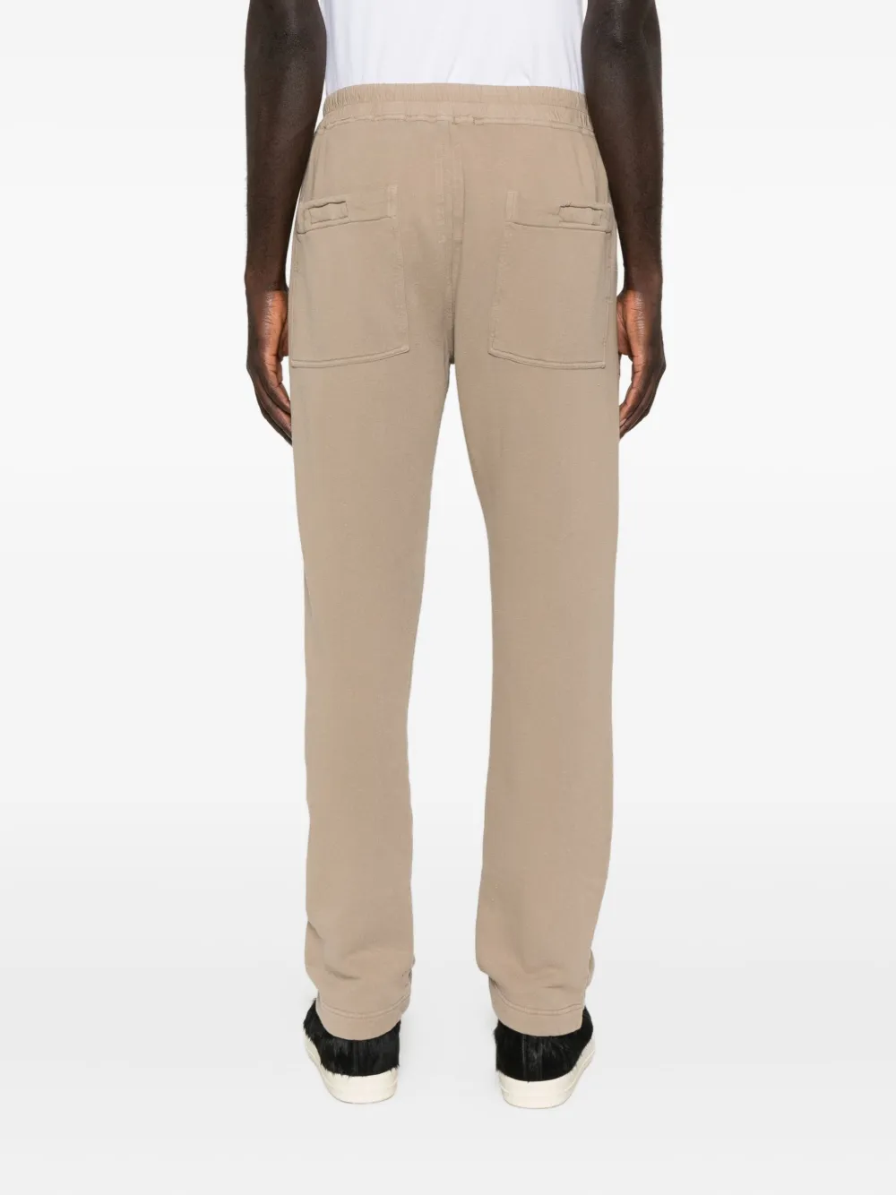 Rick Owens Drkshdw Drawstring Cotton Trousers In Green