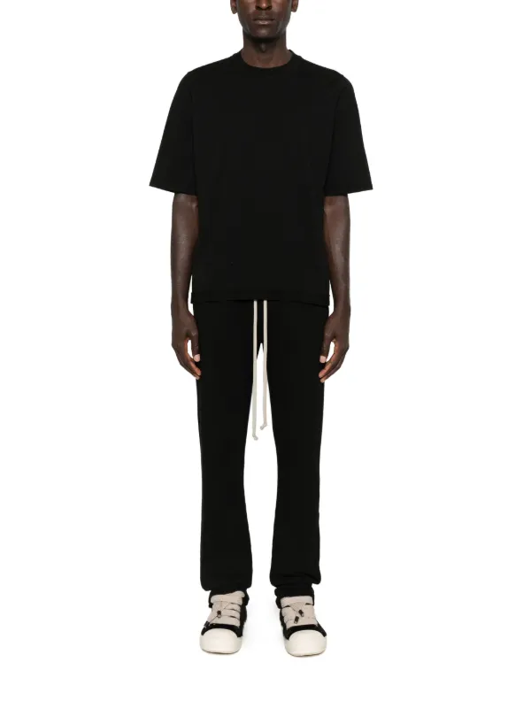 Rick Owens DRKSHDW Drawstring Cotton Trousers | Black | FARFETCH