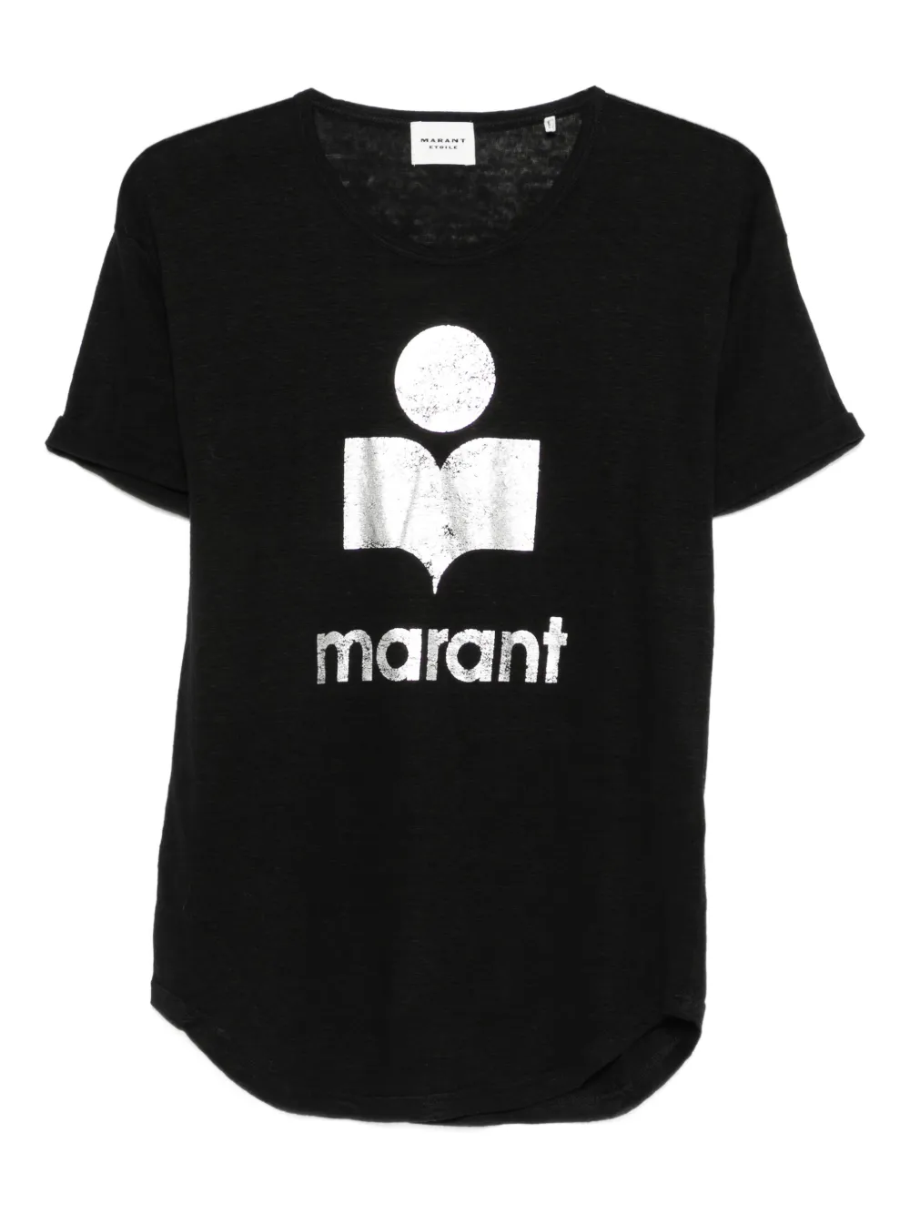 Isabel Marant Étoile Koldi Logo-print T-shirt In Black